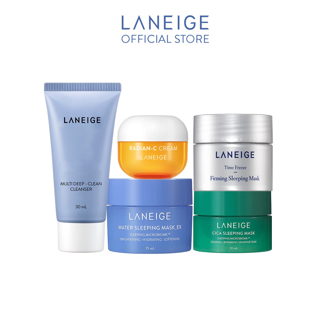 [HB GIFT] Bộ quà tặng chăm sóc da đặc biệt nâng cơ da và dưỡng ẩm Laneige
